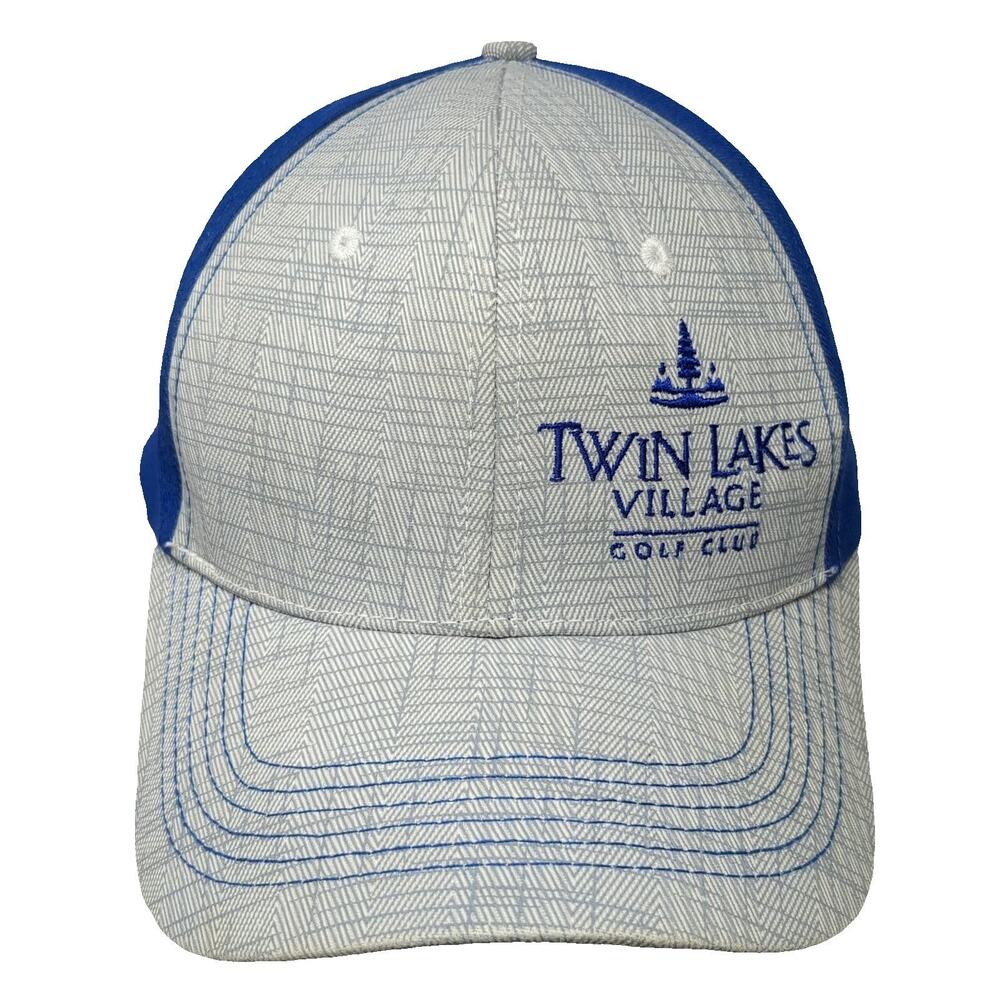 Prodigy Baseball Cap Blue Gray One Size Twin Lakes Village Golf Club Hat